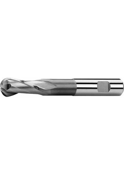 Zps-Fn İki Ağızlı Uzun Küresel Freze 30 mm Hss Co8