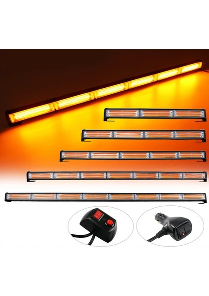 Çakarlı Turuncu Offroad LED Bar 17 Farklı Mod