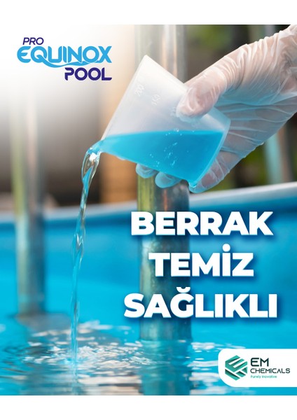 Proequınoxpool %56 Granül Klor 50KG - Toz Klor - Havuz Kloru- Plastik Bidon Pe modelleri