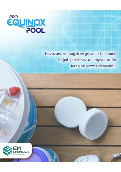 Proequınoxpool %90 Granül Klor 50KG-PLASTIK Bidon Pe fırsatları