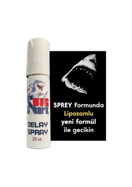 Bigshark Spray 25CC Lipozomlu Yeni Formül Ile Gecikin