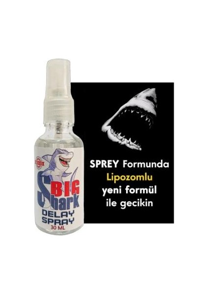 Bigshark Spray 30ML/LIPOZOOMLU Yeni Formül