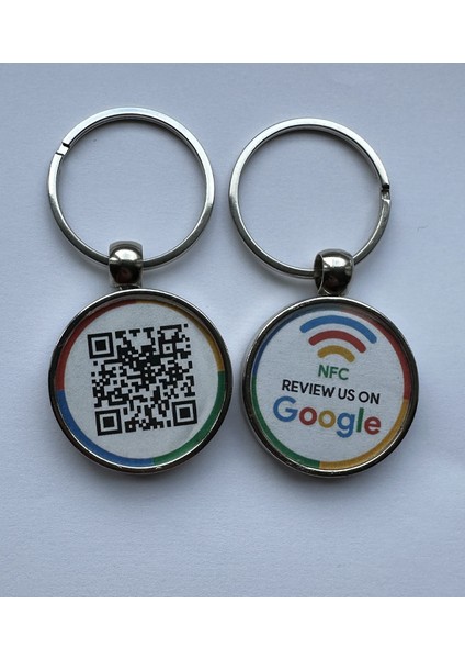 Nfc Anahtarlik Iki Tarafi Nfc Anahtarlik Google ve Sosyal Medya Ayni Yerde Anahtarlık