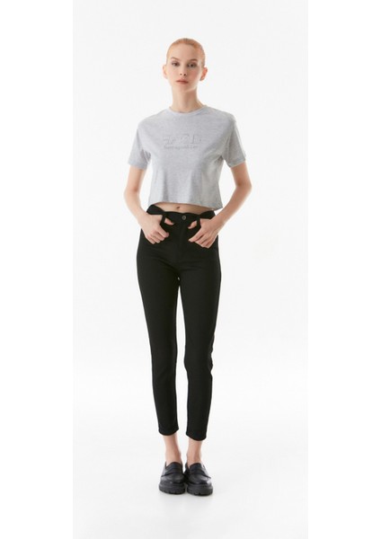 Yüksek Bel Skinny Pantolon