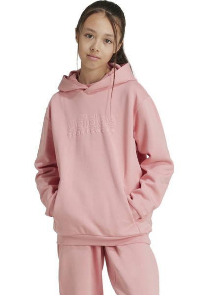 Düz Kadın Pembe Sweatshırt IV7116-J Szn Gfx Hd