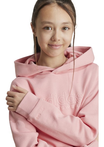 Düz Kadın Pembe Sweatshırt IV7116-J Szn Gfx Hd modelleri
