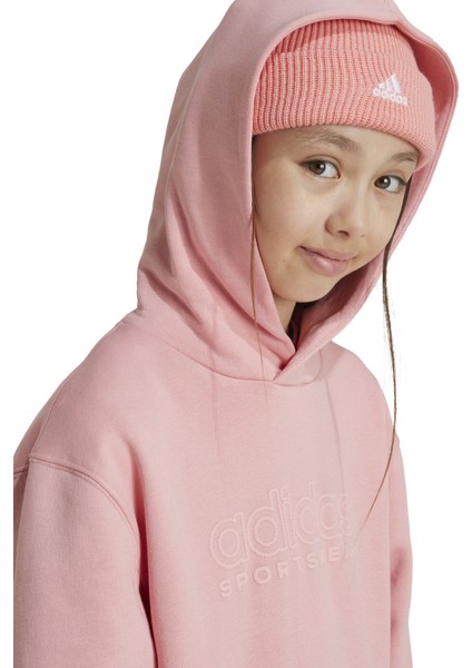 Düz Kadın Pembe Sweatshırt IV7116-J Szn Gfx Hd fırsatları