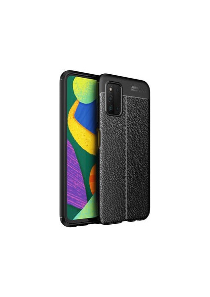 Samsung Galaxy A03S Deri Desenli Yüksek Koruma Sağlayan Niss Premium Silikon Kılıf