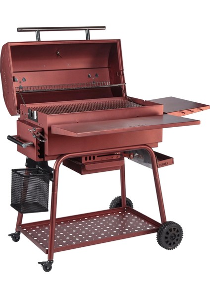 Barbekü Elite 740 mm Kömürlü Mangal (Kırmızı) fiyatları
