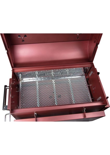 Barbekü Elite 740 mm Kömürlü Mangal (Kırmızı) indirimleri