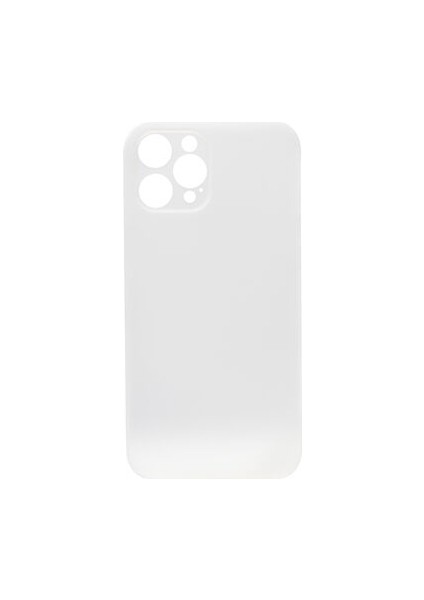 iPhone 12 Pro Ultra Ince Transparan Yapılı Süper Pp Silikon Kılıf