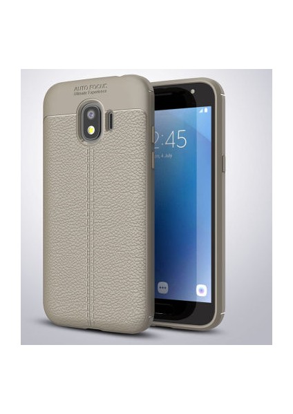 Samsung Galaxy J2 Pro 2018 Deri Desenli Yüksek Koruma Sağlayan Niss Premium Silikon Kılıf
