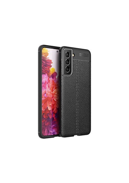 Samsung Galaxy S22 Deri Desenli Yüksek Koruma Sağlayan Niss Premium Silikon Kılıf