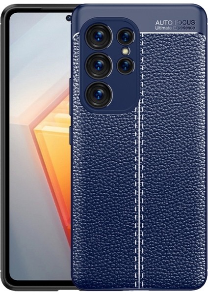 Samsung Galaxy S23 Ultra Deri Desenli Yüksek Koruma Sağlayan Niss Premium Silikon Kılıf
