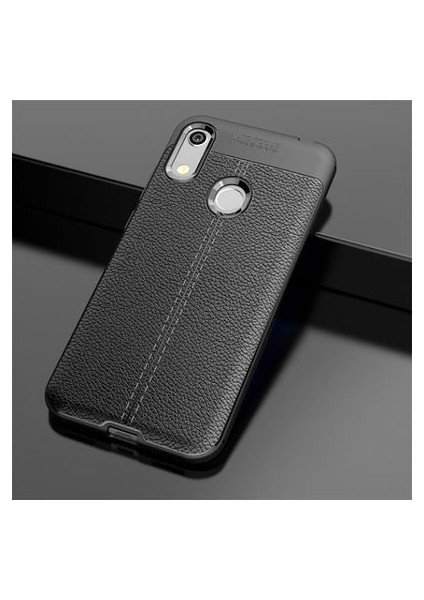 Huawei Y6S 2019 Deri Desenli Yüksek Koruma Sağlayan Niss Premium Silikon Kılıf