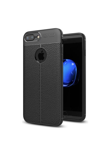 iPhone 7 Plus Deri Desenli Yüksek Koruma Sağlayan Niss Premium Silikon Kılıf