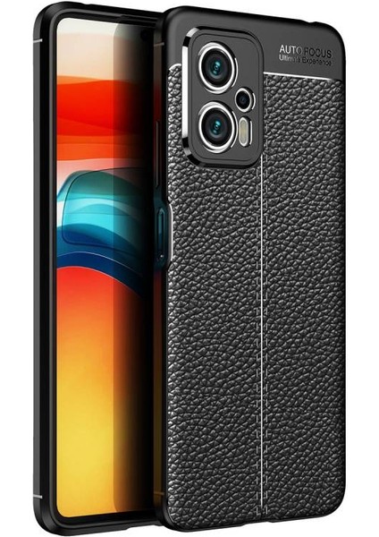 Poco X4 Gt Deri Desenli Yüksek Koruma Sağlayan Niss Premium Silikon Kılıf