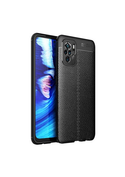 Redmi Note 10 Deri Desenli Yüksek Koruma Sağlayan Niss Premium Silikon Kılıf