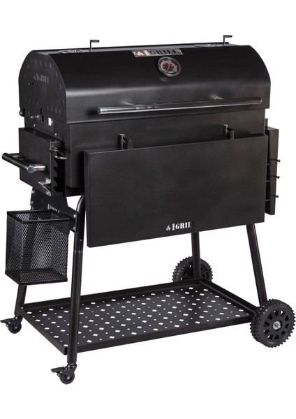 Barbekü Elite 740 mm Kömürlü Mangal (Siyah)