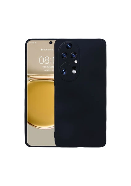 Techno Guru Huawei P50 Pro Için Esnek ve Şık Soft Premier Silikon Kılıf