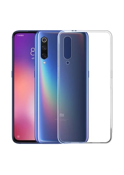 Techno Guru Xiaomi Mi 9 Esnek ve Şeffaf Sheer Premium Tpu Silikon Kılıf