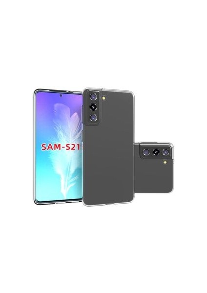 Samsung Galaxy S21 Esnek ve Şeffaf Sheer Premium Tpu Silikon Kılıf