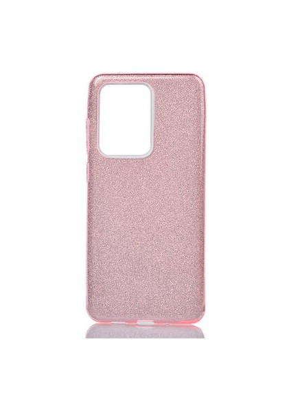 Samsung Galaxy S20 Ultra Simli ve Parlak Şık Shining Premium Silikon Kılıf