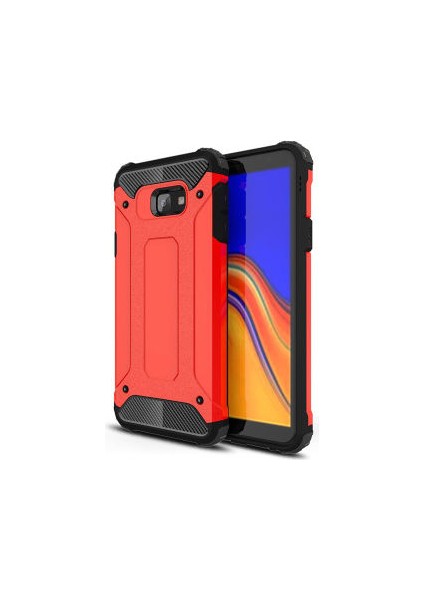 Samsung Galaxy J6 Plus Tam Koruma Sağlayan Çift Katmanlı Crash Premium Sert Silikon Kılıf