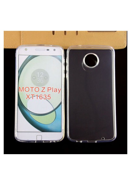 Lenovo Moto Z Play Esnek ve Şeffaf Sheer Premium Tpu Silikon Kılıf