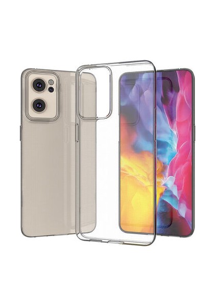 Oppo Reno 7 4g Esnek ve Şeffaf Sheer Premium Tpu Silikon Kılıf