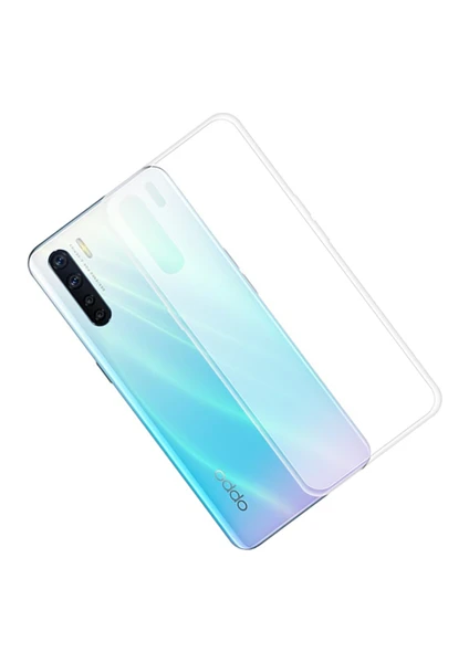 Techno Guru Oppo Reno 3 Esnek ve Şeffaf Sheer Premium Tpu Silikon Kılıf