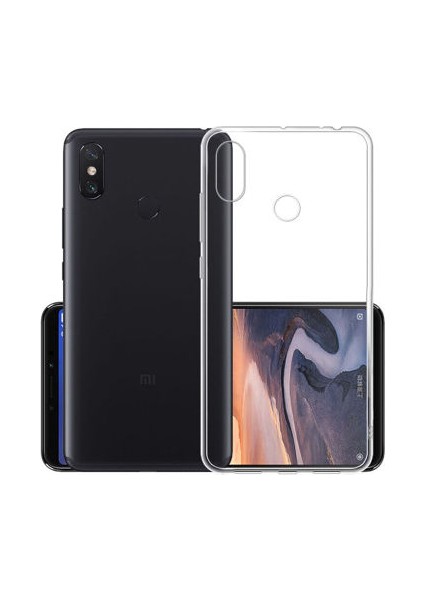 Xiaomi Mi Max 3 Esnek ve Şeffaf Sheer Premium Tpu Silikon Kılıf