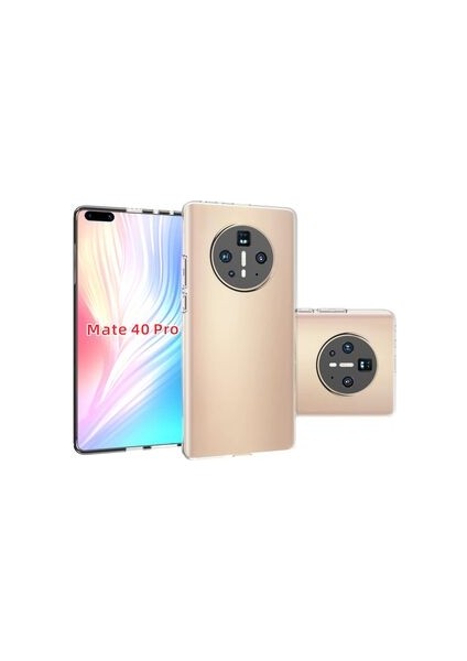 Huawei Mate 40 Pro Esnek ve Şeffaf Sheer Premium Tpu Silikon Kılıf