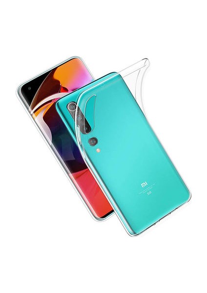 Xiaomi Mi 10 Esnek ve Şeffaf Sheer Premium Tpu Silikon Kılıf
