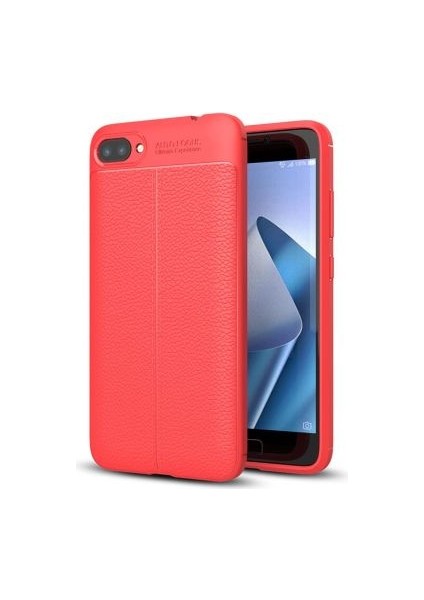 Asus Zenfone 4 Max ZC554KL Deri Desenli Yüksek Koruma Sağlayan Niss Premium Silikon Kılıf