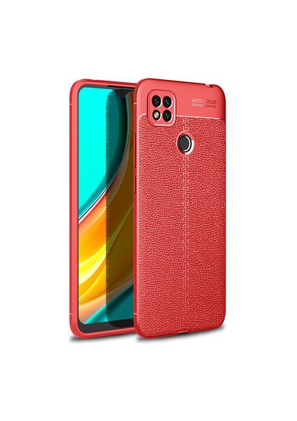 Redmi 9c Deri Desenli Yüksek Koruma Sağlayan Niss Premium Silikon Kılıf