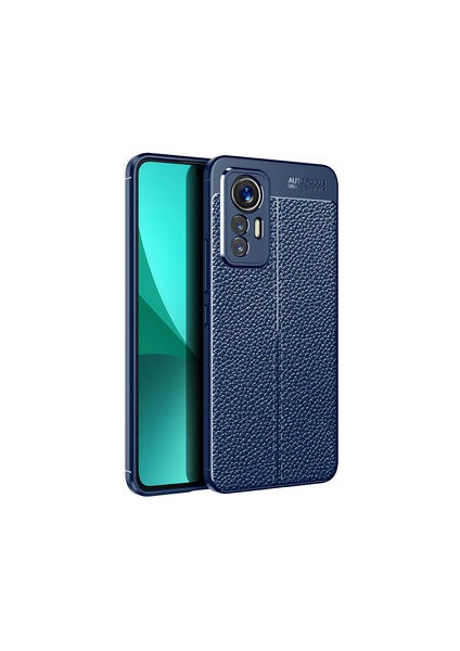 Xiaomi Mi 12 Lite Deri Desenli Yüksek Koruma Sağlayan Niss Premium Silikon Kılıf