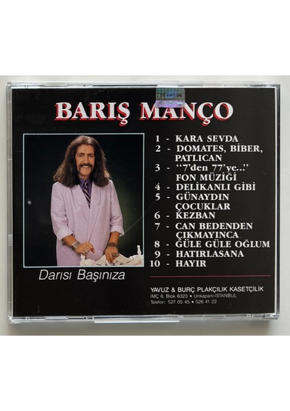 Barış Manço Darısı Başınıza CD (Orjnal Dönem Baskı Cd)