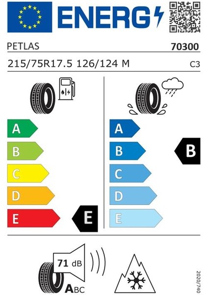 215/75 R17.5 Tl 126/124M (Düz) Sz300 Kamyonet Lastiği( Üretim Yılı: 2024 )