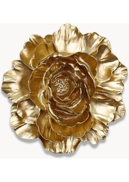 Lotus Dekoratif Çiçek Altın