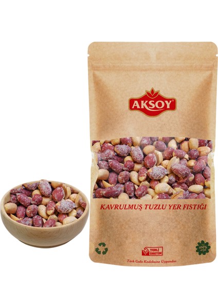 Aksoy Baharat Yer Fıstığı Kavrulmuş Tuzlu 250 gr