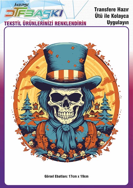 Ütü ile Yapışan Tişört Tekstil Dtf Transfer Baskı