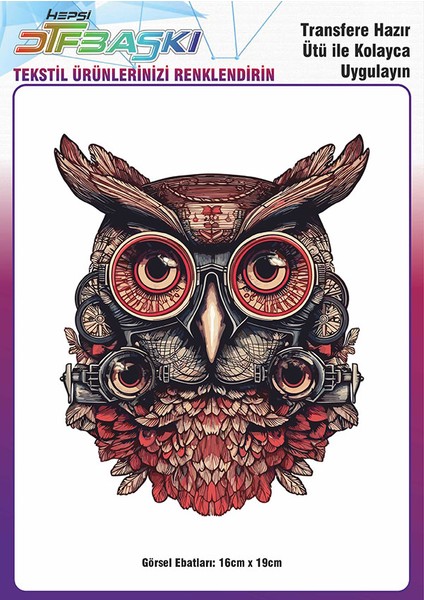 Ütü ile Yapışan Tişört Tekstil Dtf Transfer Baskı