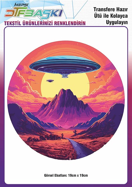 Ütü ile Yapışan Tişört Tekstil Dtf Transfer Baskı