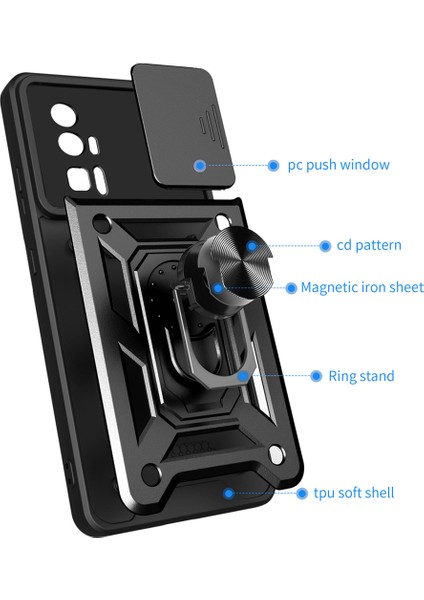 Xiaomi Poco F5 Pro Telefon Kılıfı (Yurt Dışından)