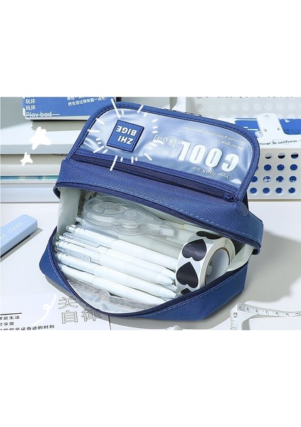 Sevimli Öğrenci Büyük Kapasiteli Çok Katmanlı Kalem Kutusu (Yurt Dışından) fiyatları