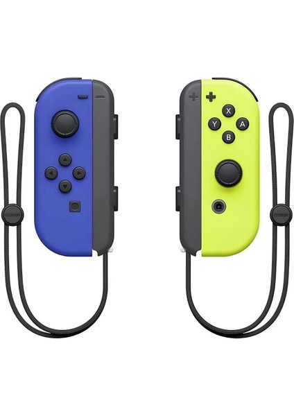 Ns Switch Uyumlu 2'li J-C Joycon Pad Controller Gamepad oyun kolu Sarı-Mavi