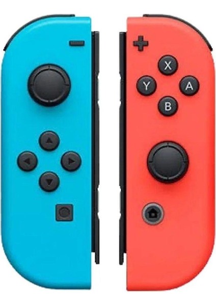 Ns Switch Uyumlu 2'li J-C Joycon Pad Controller Gamepad oyun kolu Kırmızı-Mavi