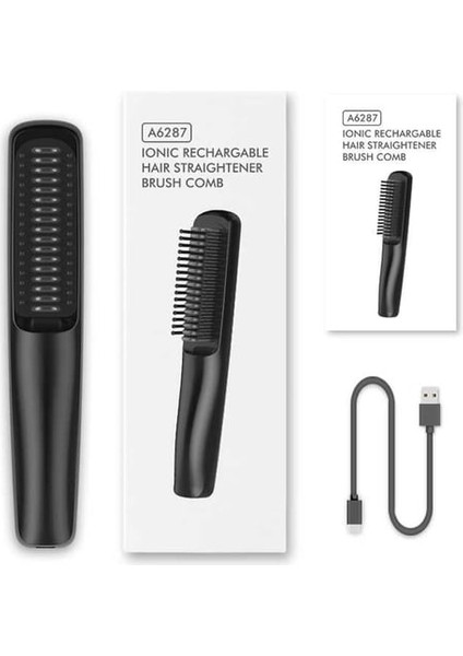 Ionıc Rechargeable Haır Brush Kablosuz Şarjlı Tarak