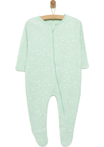 HelloBaby Yenidoğan Patikli Tulum Erkek Bebek
